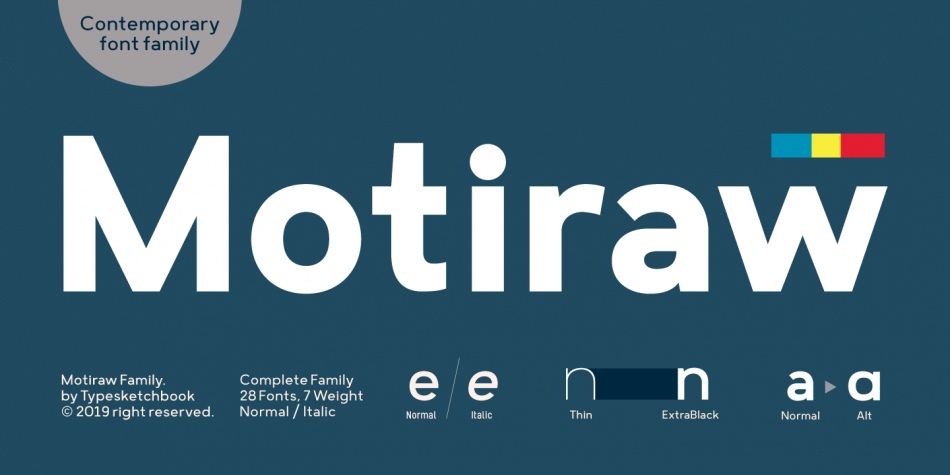 Motiraw Font Free Download