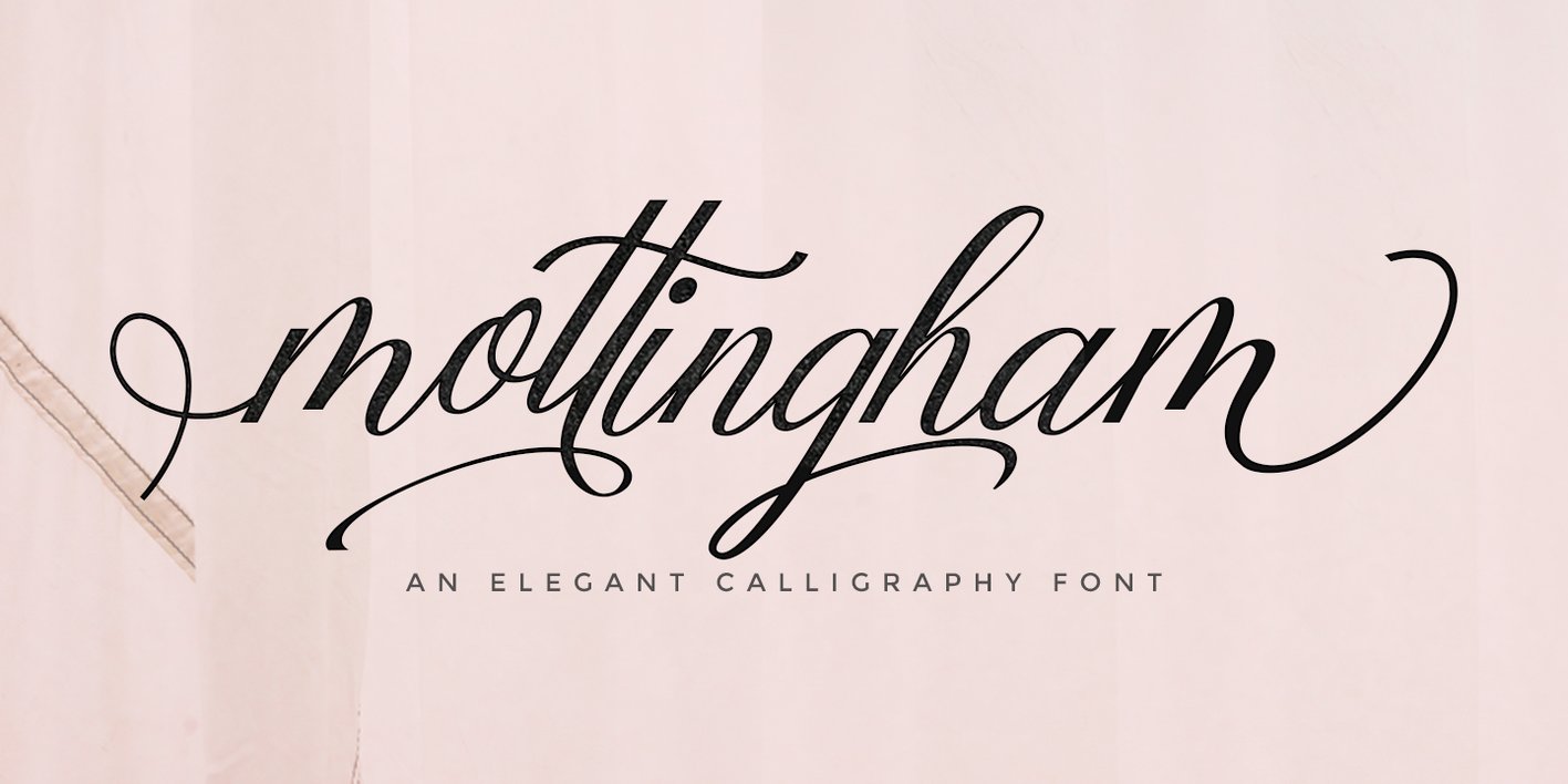 Mottingham Elegant Calligraphy Font Free Download