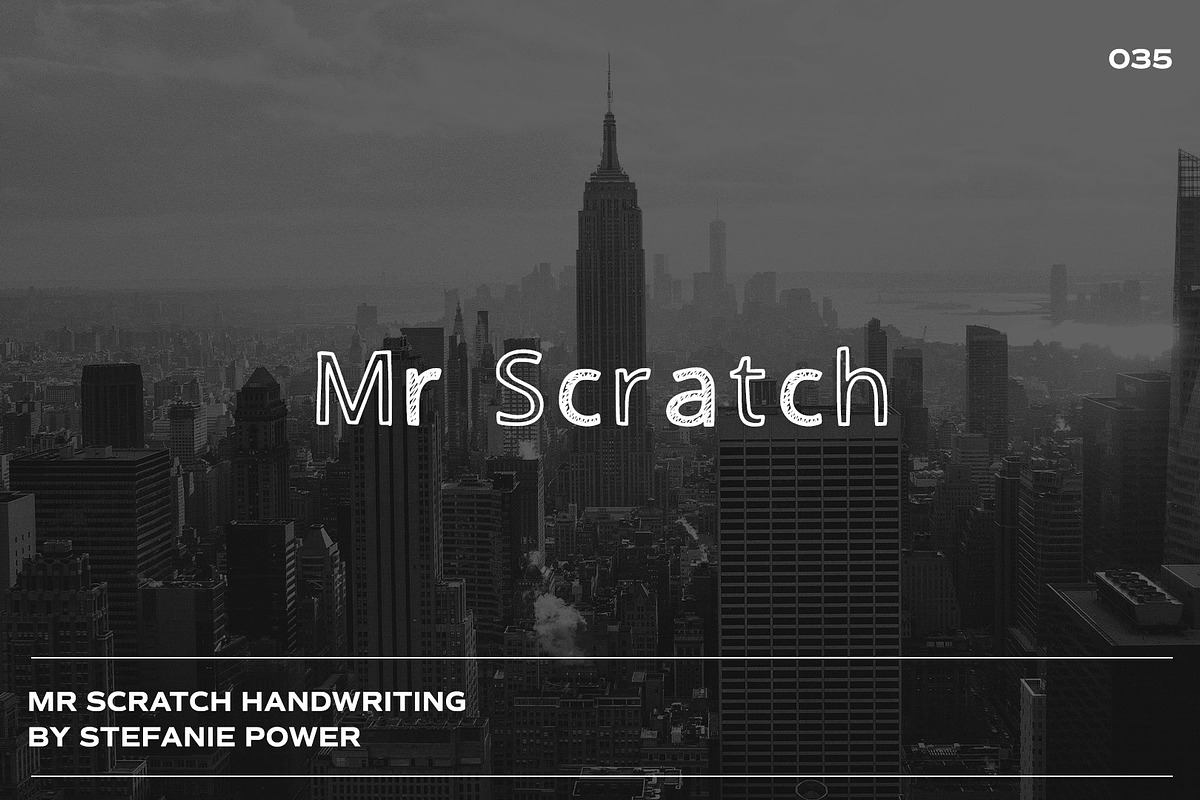 Mr Scratch | Handwritten Font Free Download Free Download