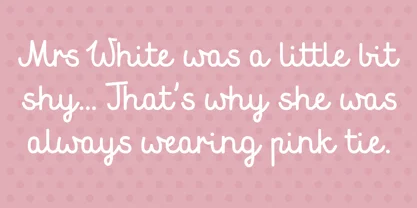 Mrs White Font