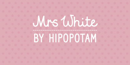 Mrs White Font Free Download