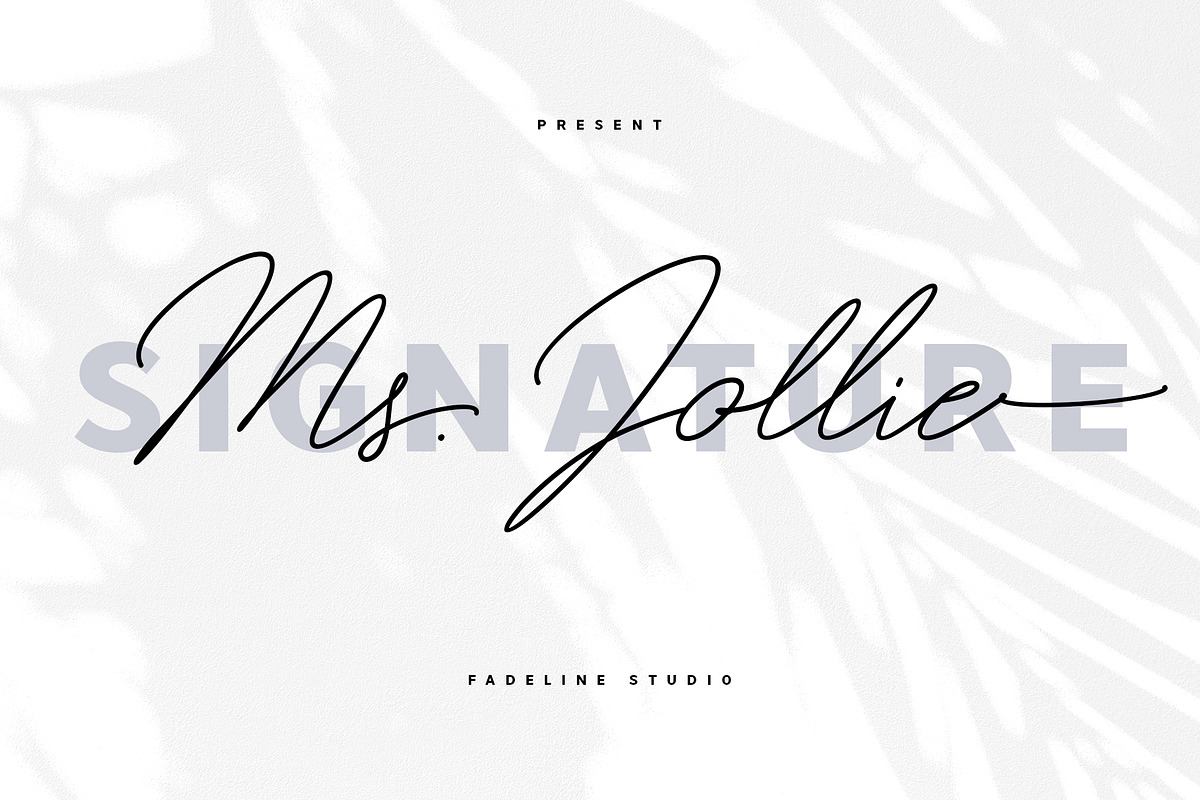 Ms. Jollie Signature Free Download Free Download