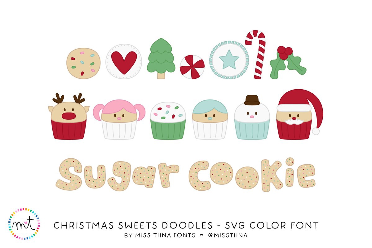 MTF Christmas Sweets Doodles Free Download