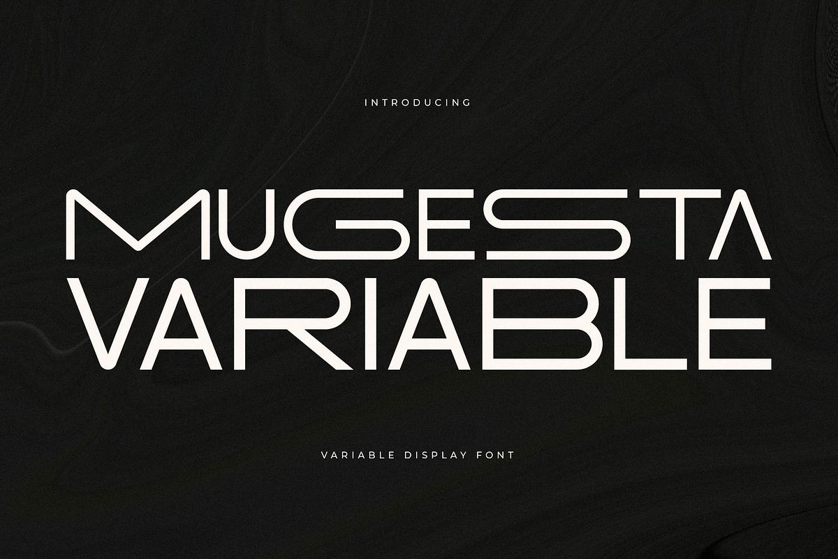 Mugesta Variable Display Font Free Download Free Download