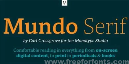 Mundo Serif Font Family Free Download