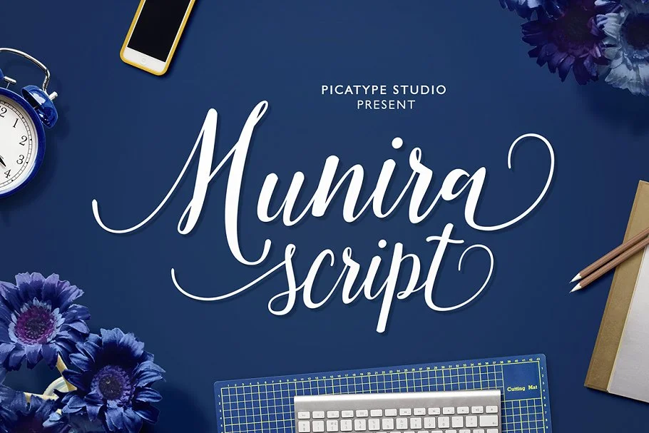 Munira Script Font Free Download