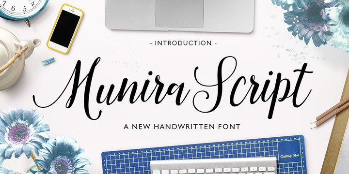 Munira Script Font Free Download