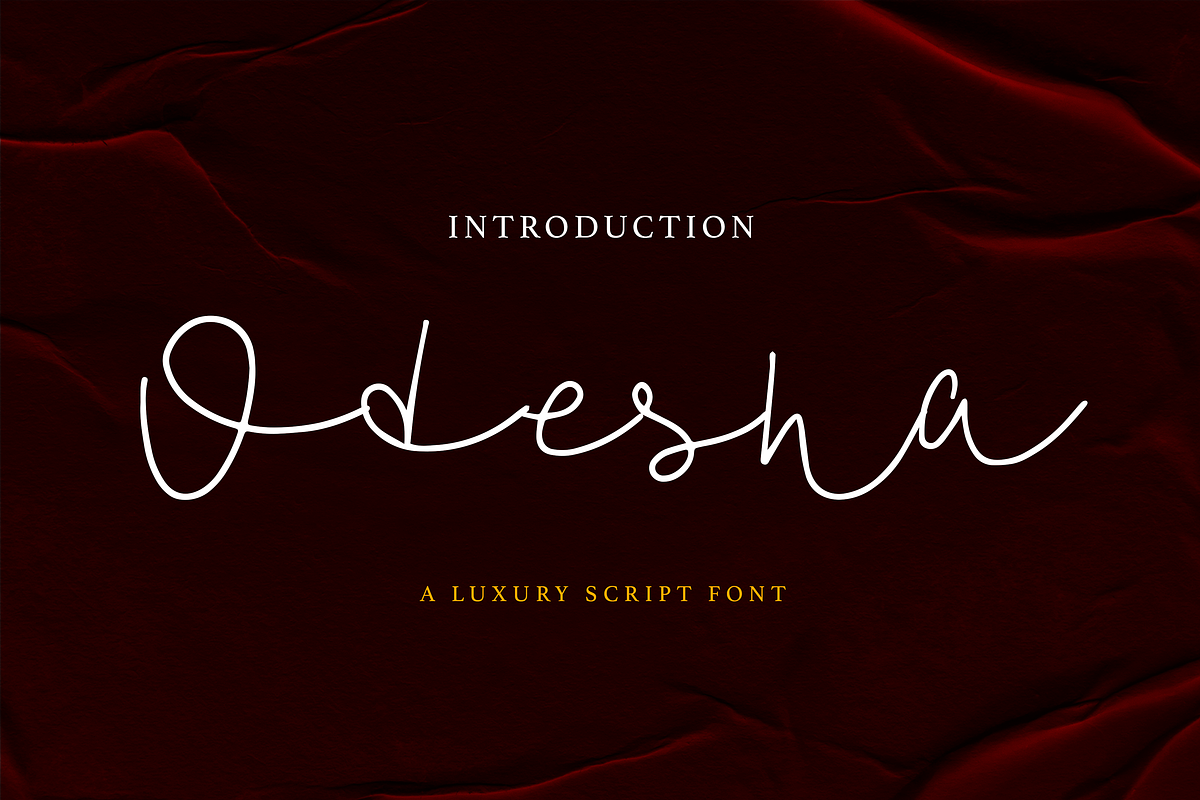 My Odesha Script Font Free Download Free Download