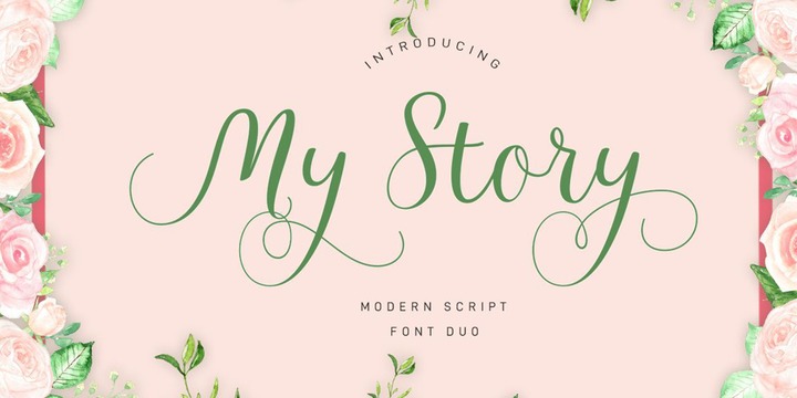 My Story Script Font Free Download