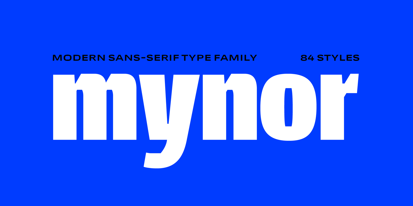 Mynor Font Free Download