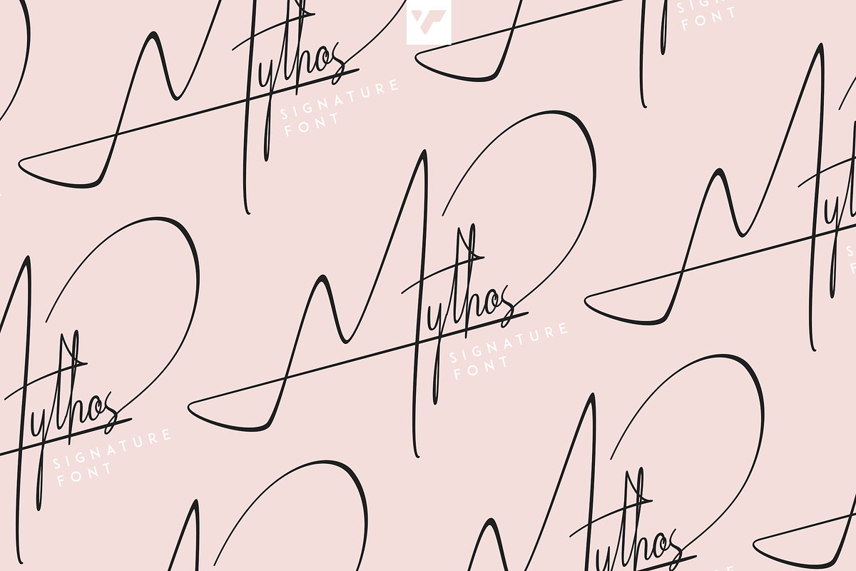 Mythos - organic signature font Free Download Free Download