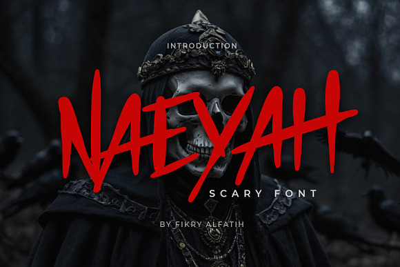 Naeyah - Scary Font Free Download