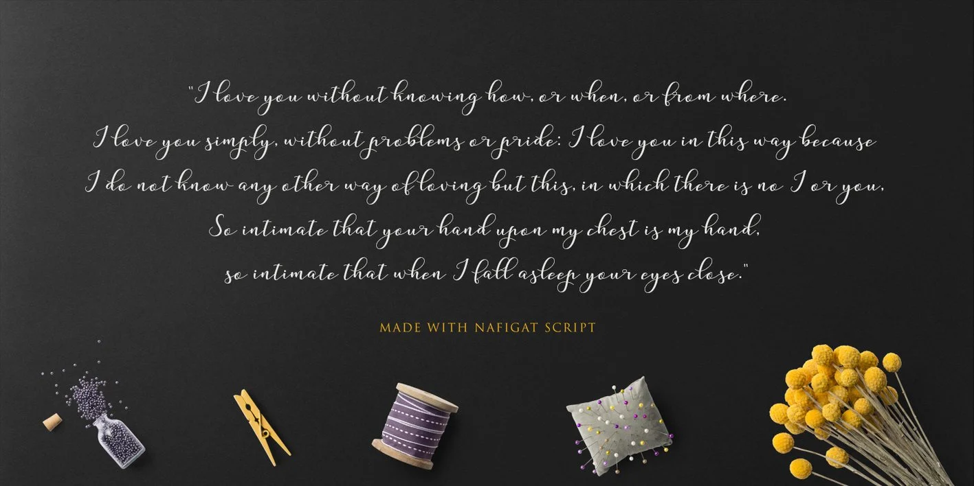 Nafigat Script Font