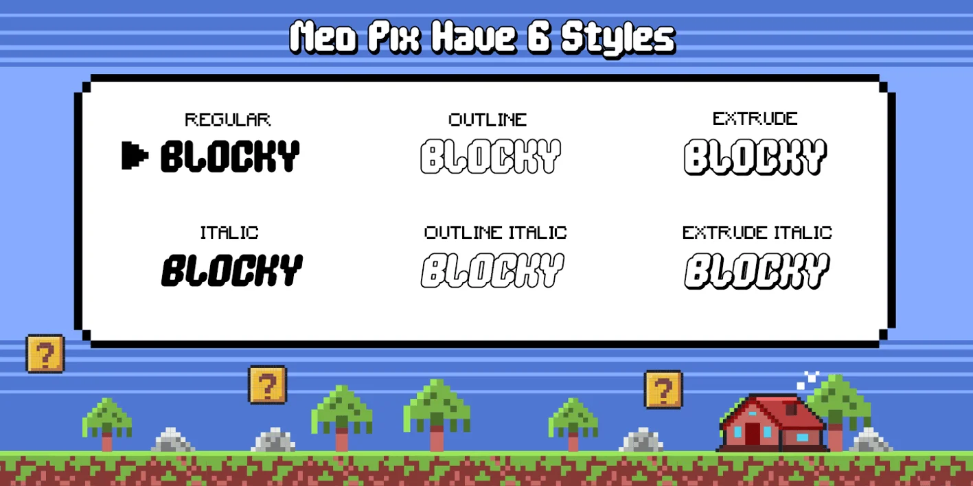 Nano Pix Font