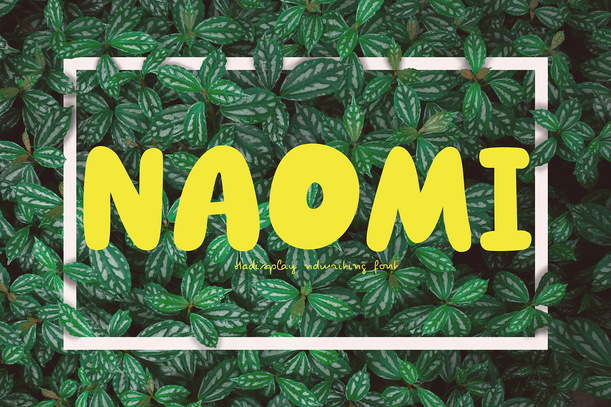 Naomi font Free Download Free Download