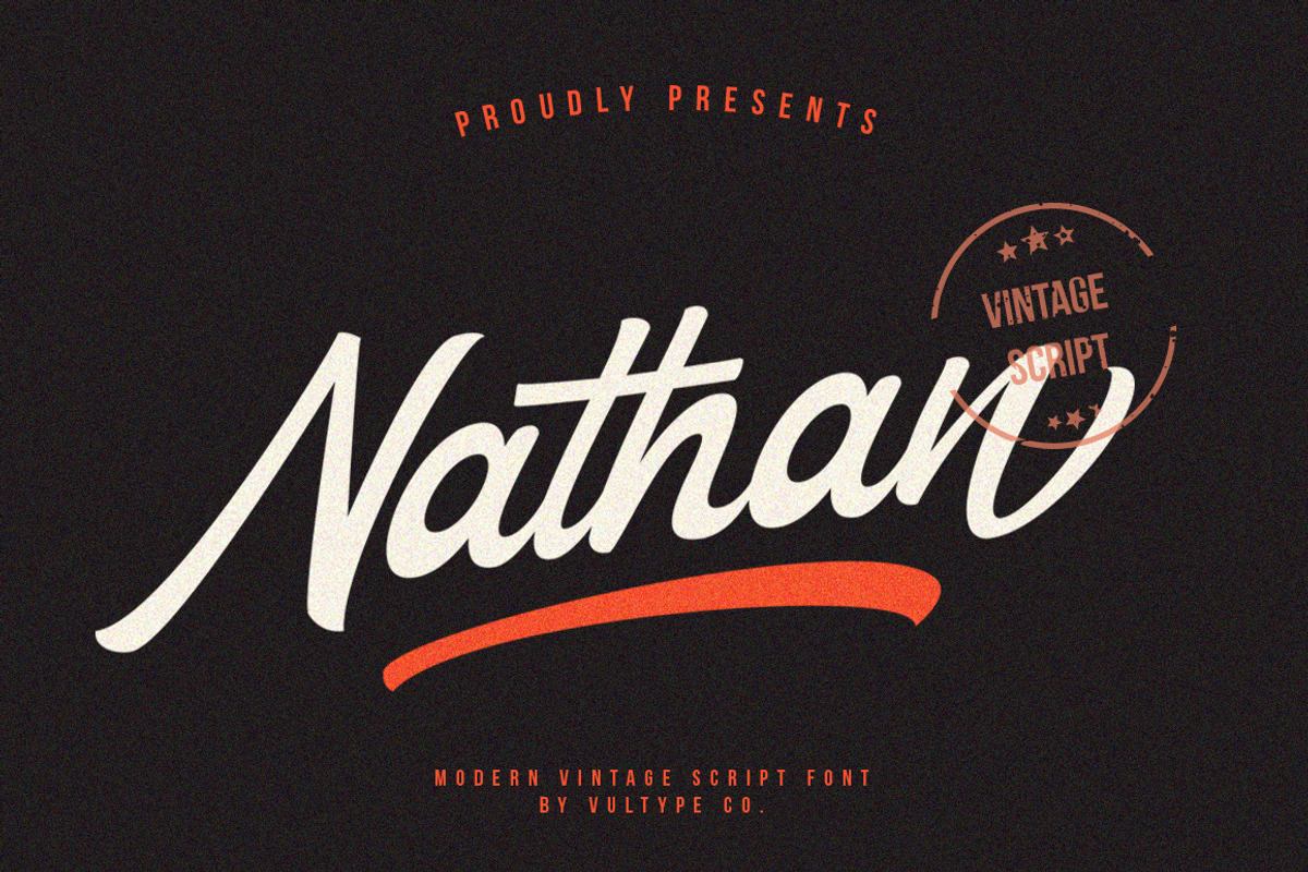 Nathan - Vintage Script Free Download Free Download