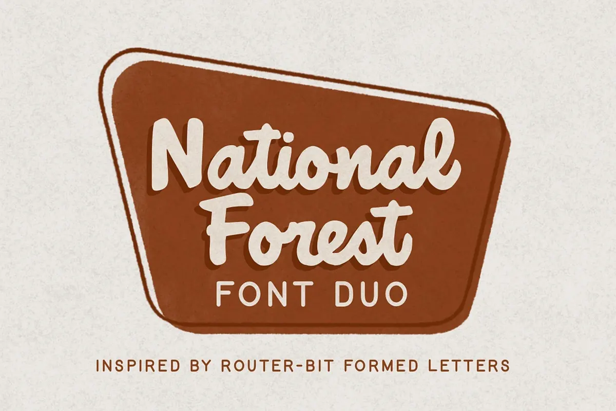 National Forest Font Duo Free Download Free Download