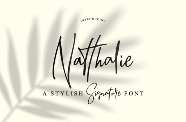 Natthalie Font Free Download