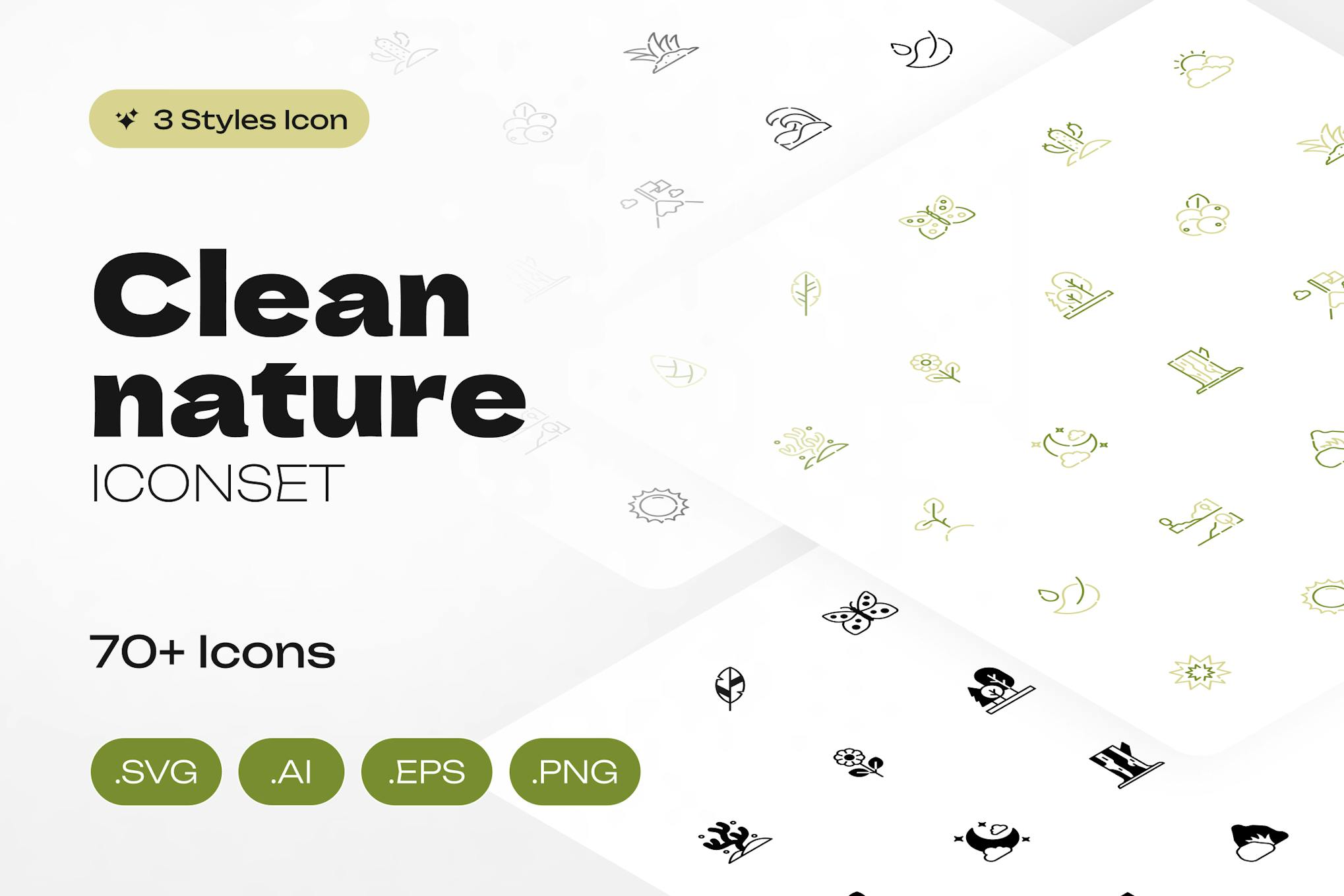 Natural Icons Set Free Download