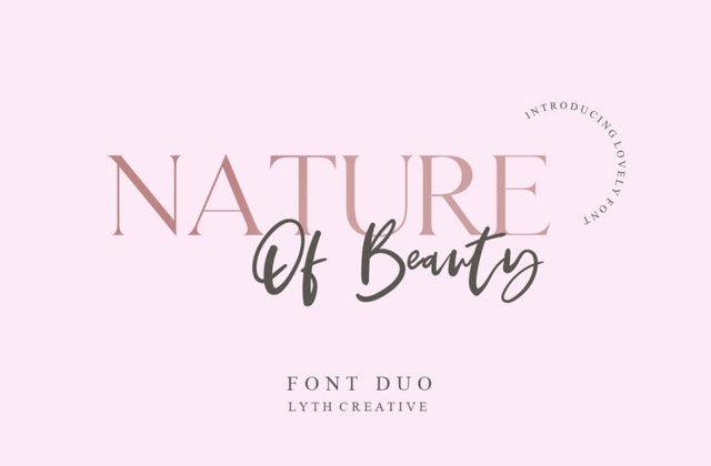 Nature of Beauty Font Free Download