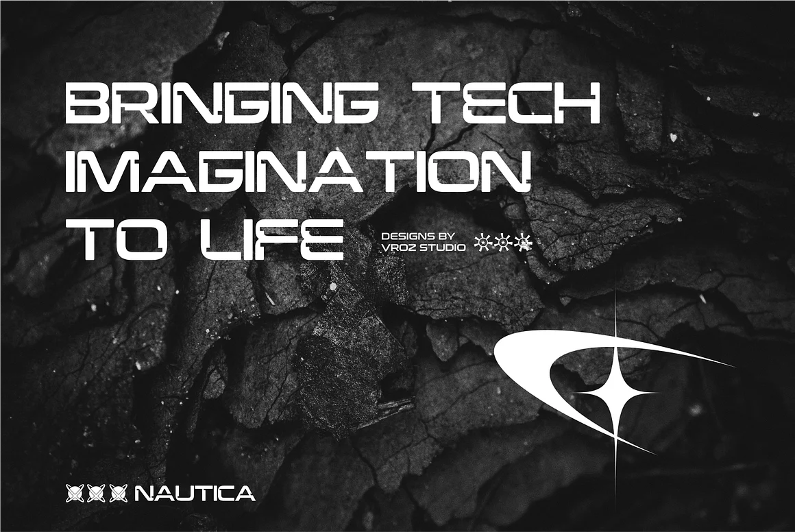 NAUTICA - Futuristic Display Font