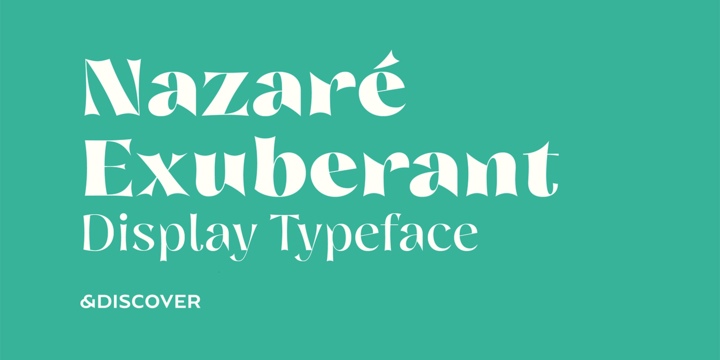 Nazare Exuberant Font Free Download