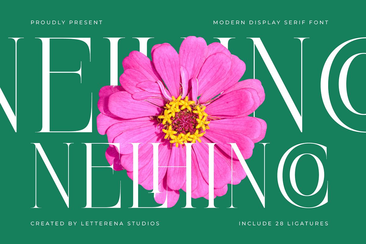 Nelhinco Modern Display Serif Free Download Free Download