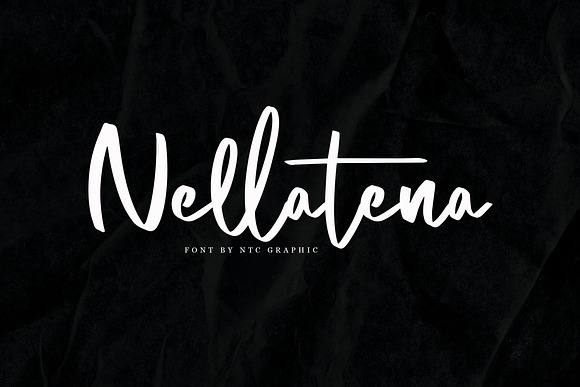 Nellatena Brush Script Font Free Download