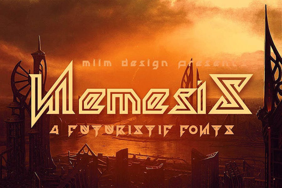 Nemesis - Futuristic Font Free Download