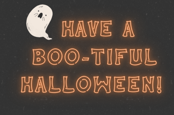 Neon Halloween Font Free Download