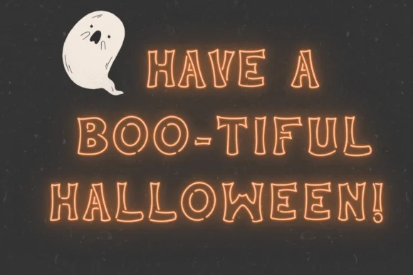 Neon Halloween Font