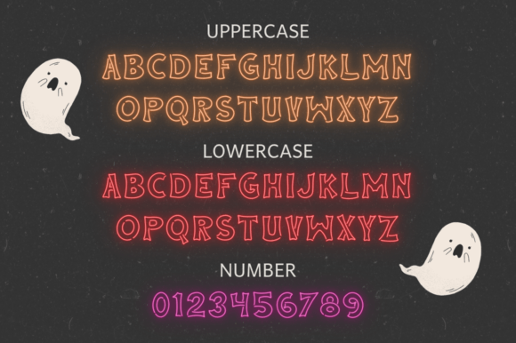 Neon Halloween Font Free Download