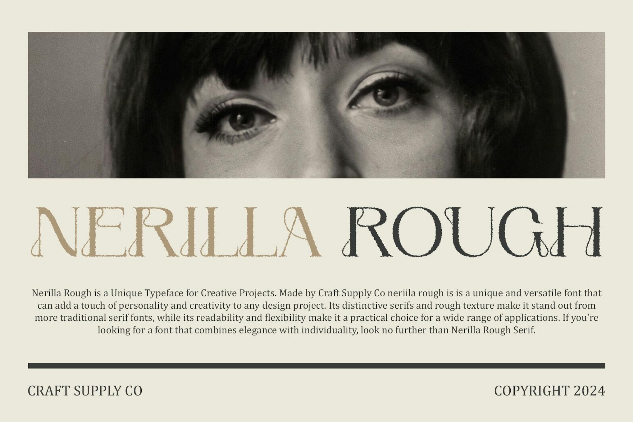 Nerilla Rough Font Free Download