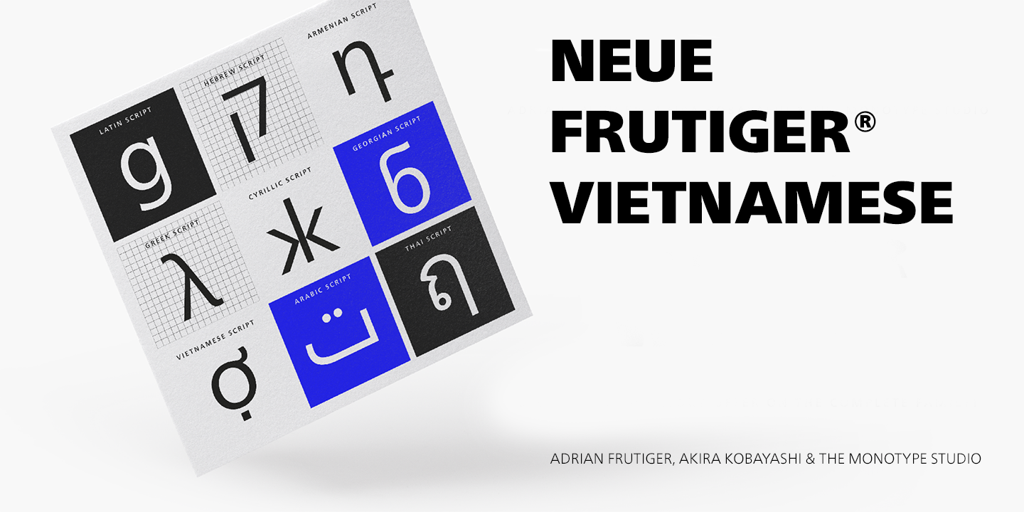 Neue Frutiger Vietnamese Free Download Free Download