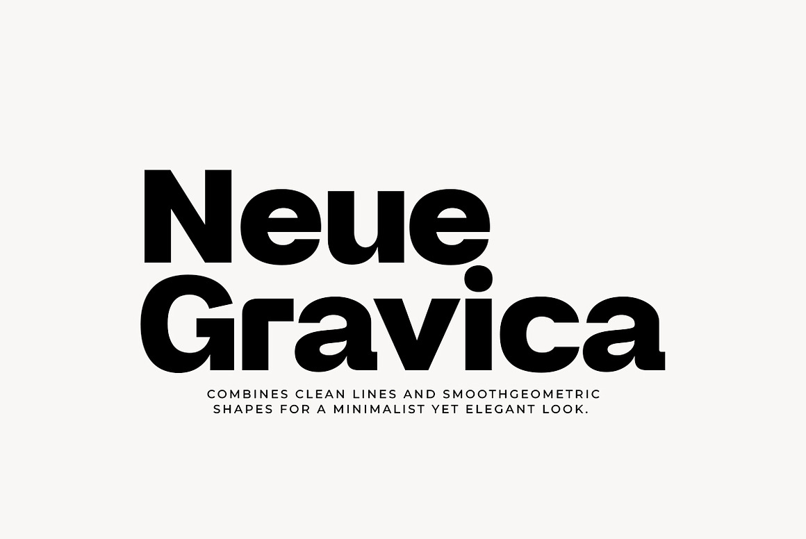 Neue Gravica Font Free Download