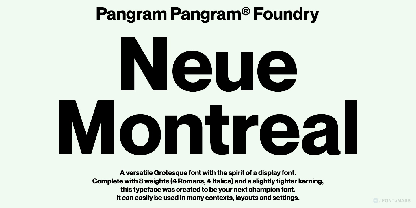 Neue Montreal Font Free Download