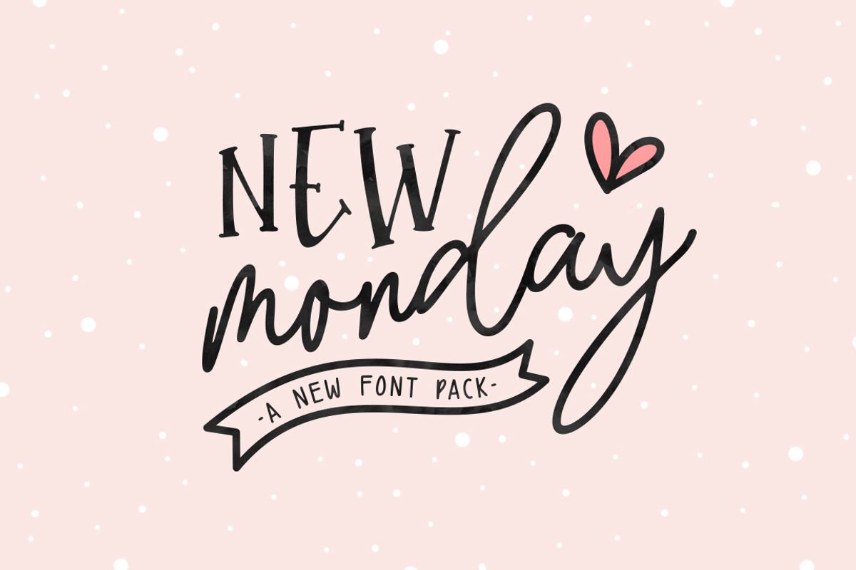 New Monday | Font Pack Free Download Free Download