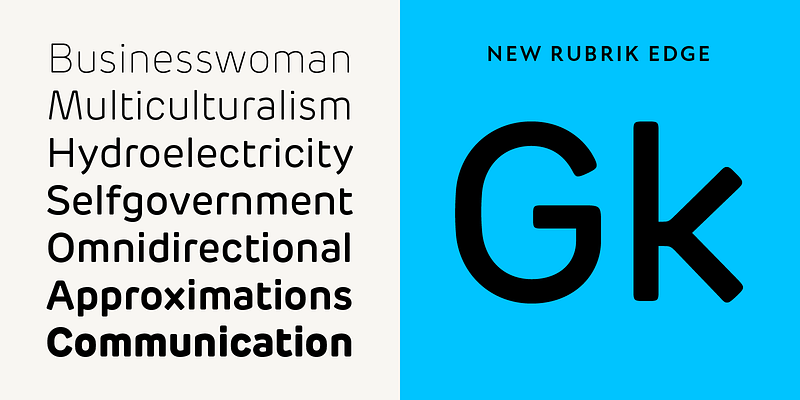 New Rubrik Edge Font Free Download Free Download