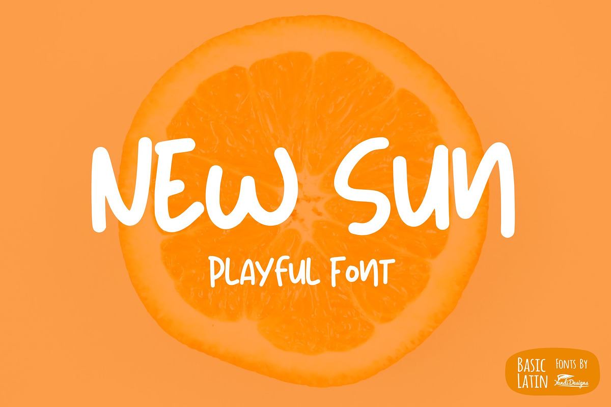 New Sun Playful Font Free Download Free Download