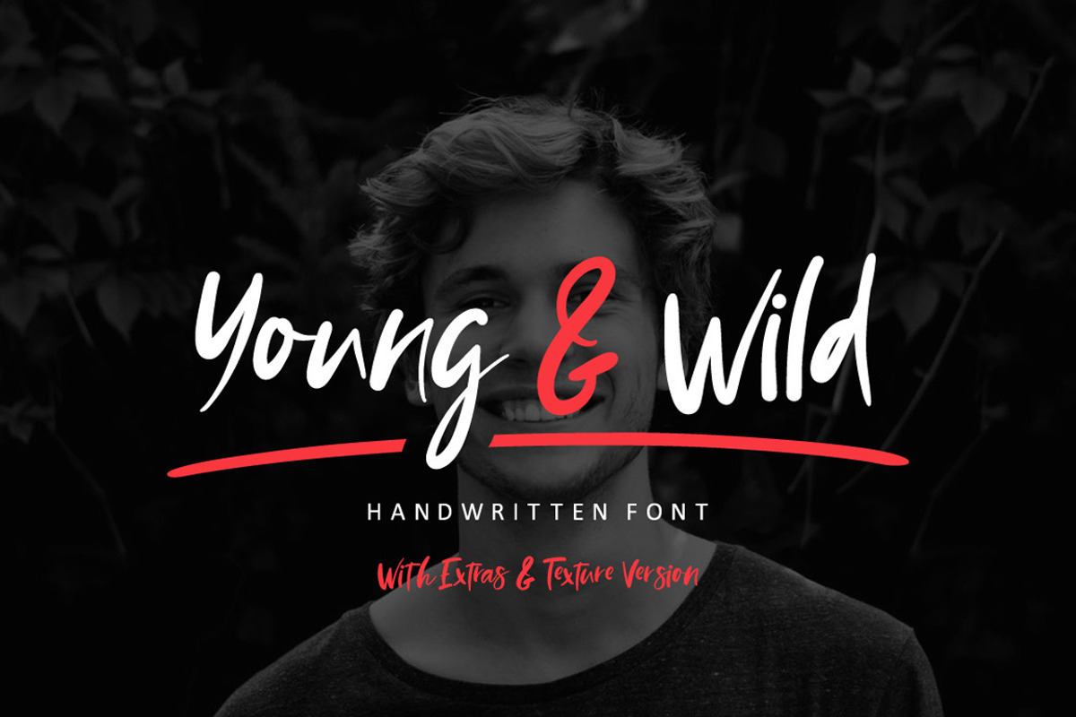 NEW! Young & Wild Brush Font Free Download Free Download