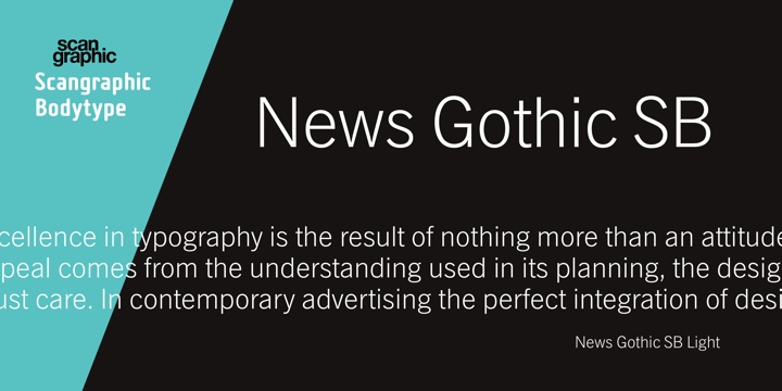 News Gothic SB Font Free Download