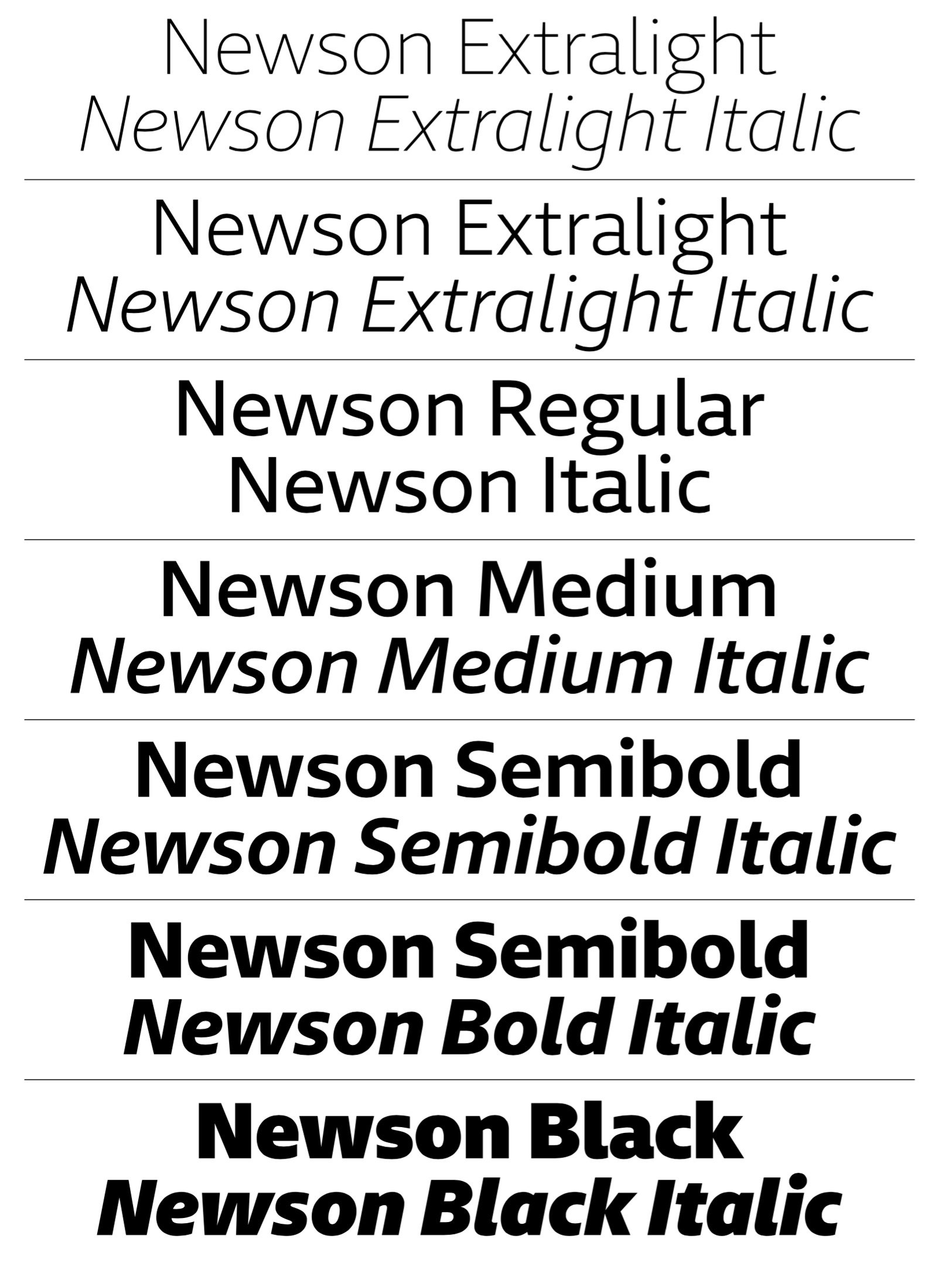 Newson Font Free Download