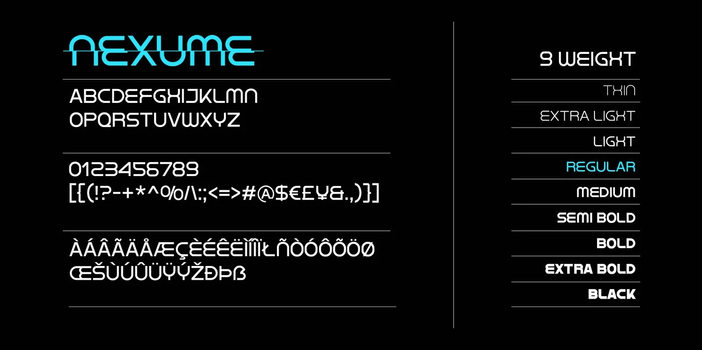 Nexume Font