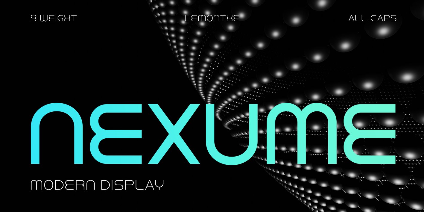 Nexume Font Free Download