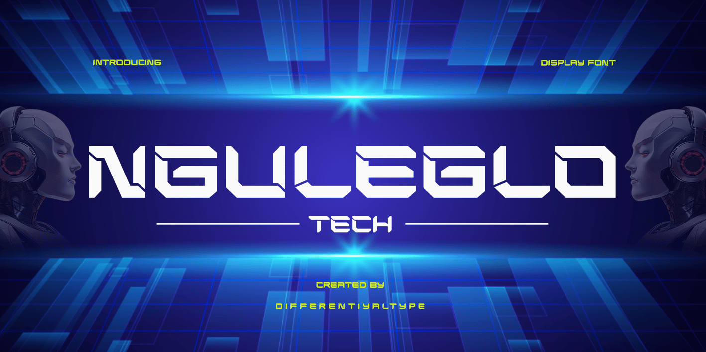 Nguleglo Tech Font Free Download