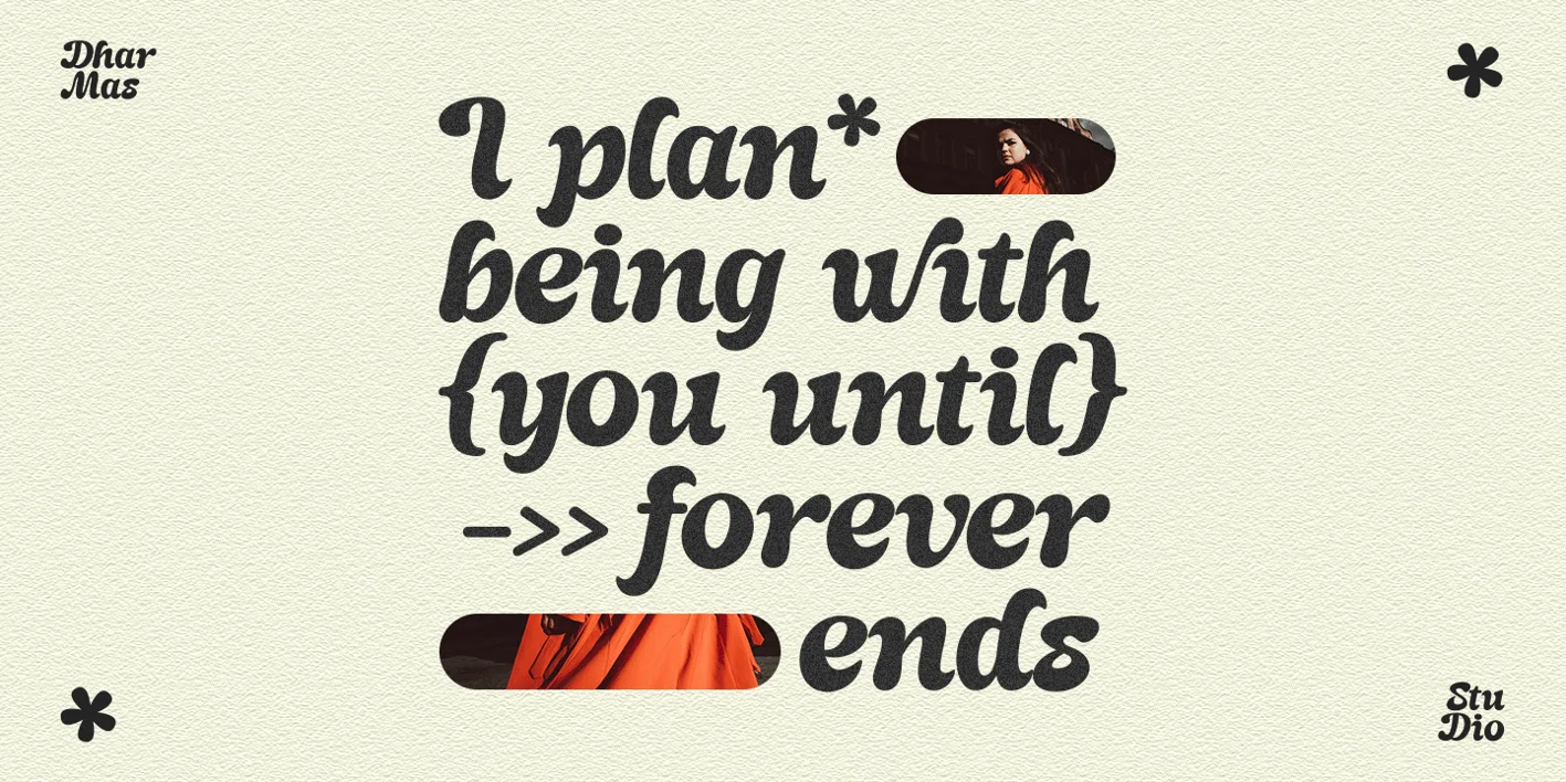 Night Empty Font