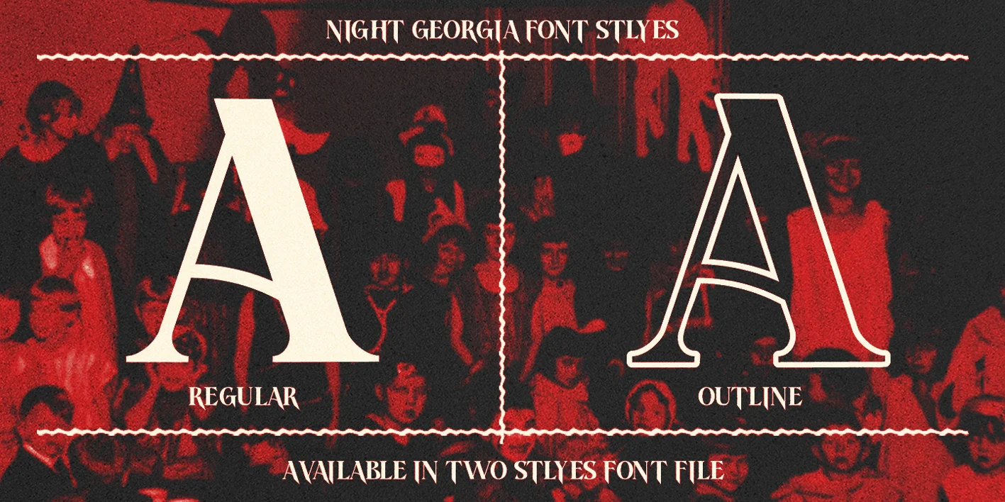 Night Georgia Font
