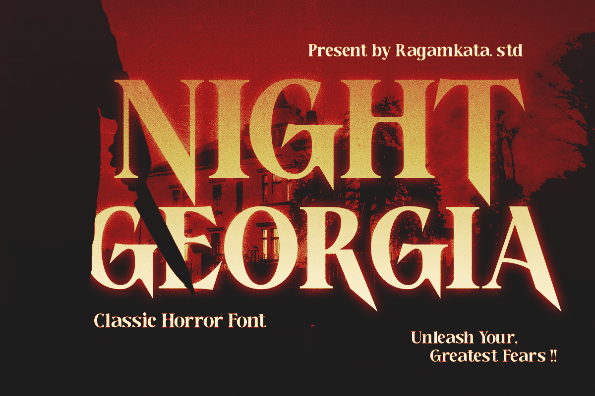 Night Georgia - Horror Font Free Download Free Download