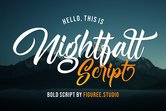 Nightfall Script Font Free Download