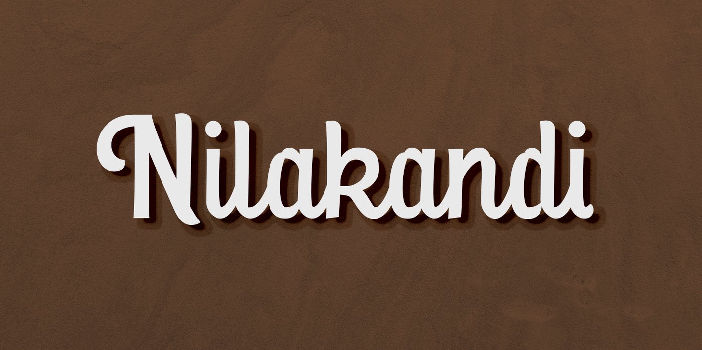 Nilakandi Font Free Download